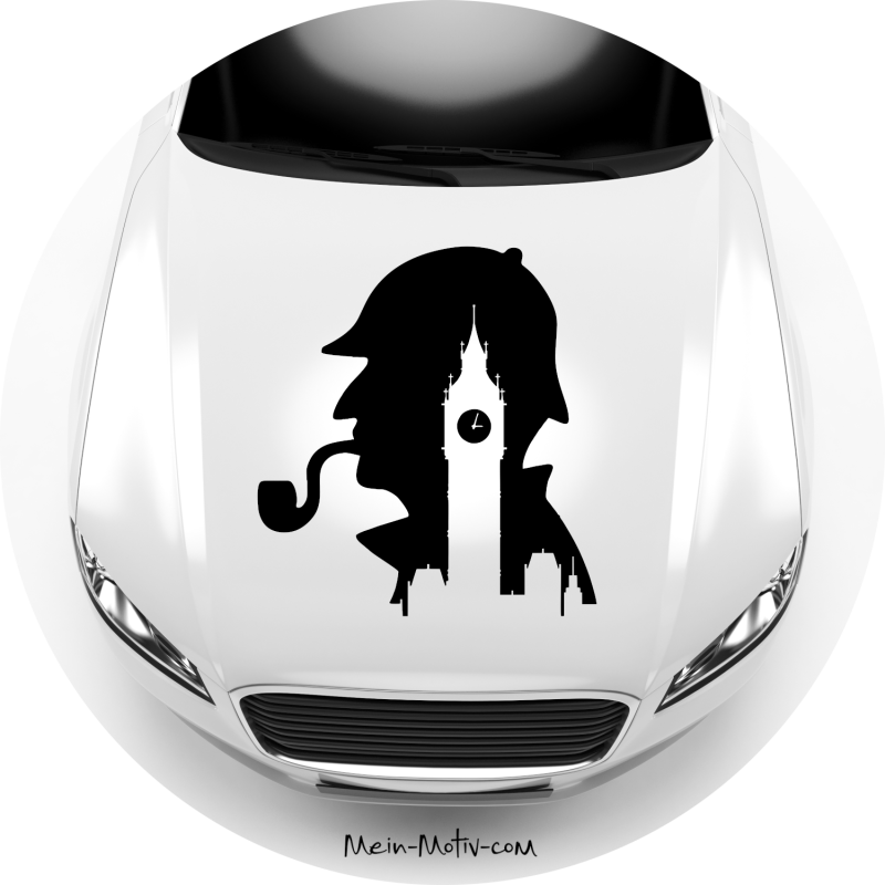 Aufkleber 46241 Sherlock Holmes mit Big Ben